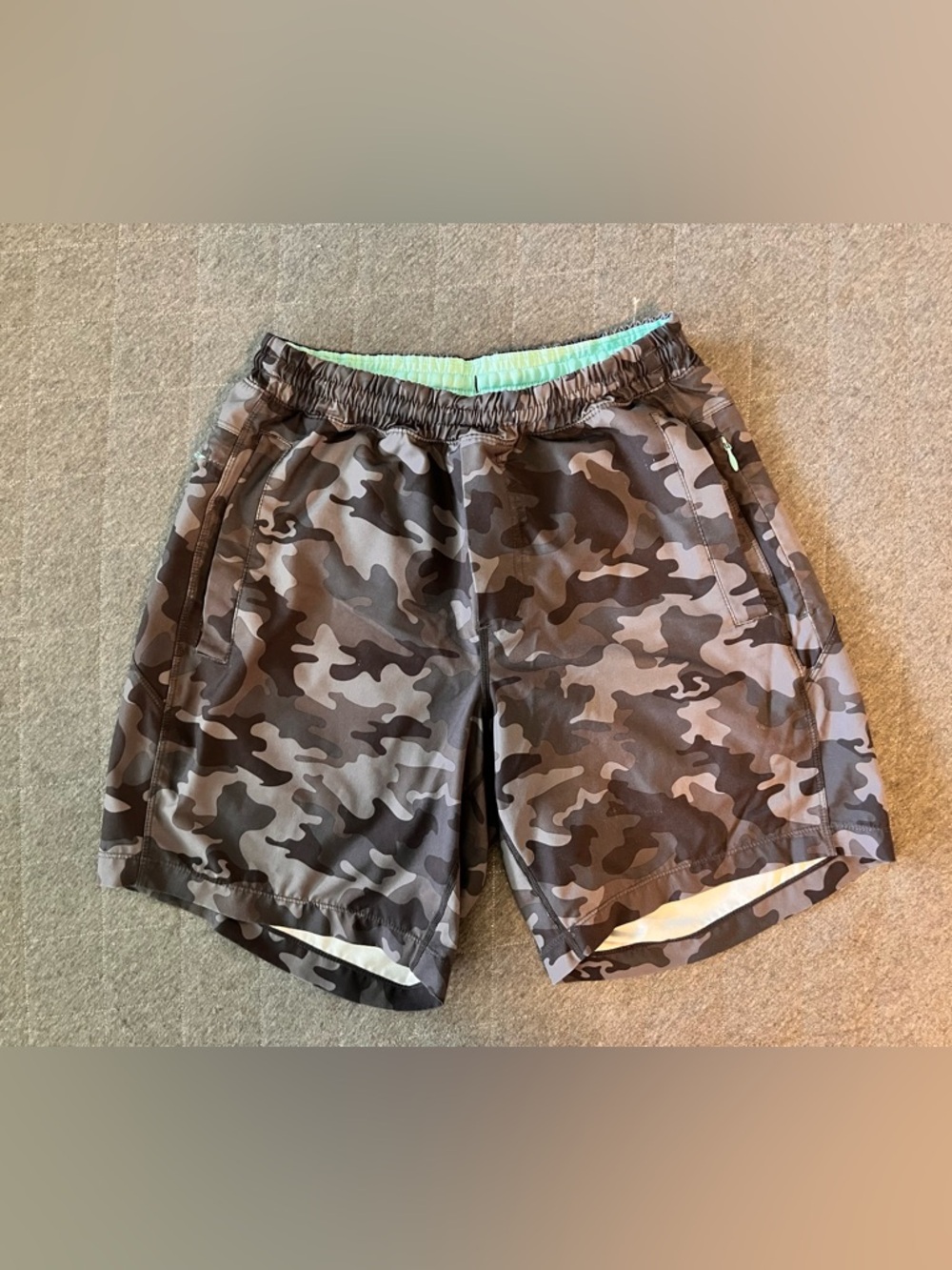 BIRDDOGS Small Classic Camo Lined Gym Swim Shorts Orig $70